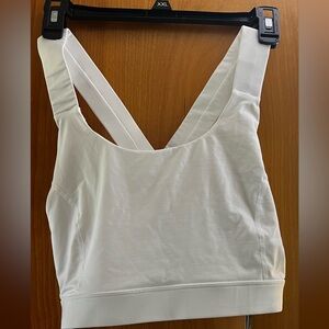 Glyder. White Sports bra. Size XL